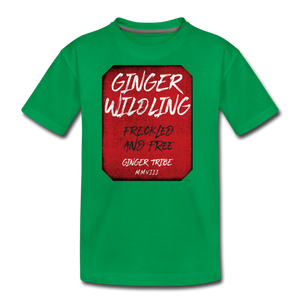 Ginger Wildling - Kids' Premium T-Shirt - kelly green