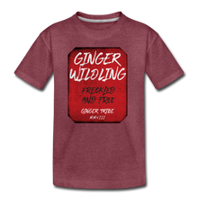 Load image into Gallery viewer, Ginger Wildling - Toddler Premium T-Shirt - heather burgundy