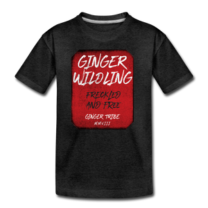 Ginger Wildling - Toddler Premium T-Shirt - charcoal gray