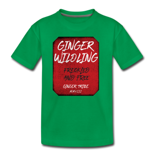 Ginger Wildling - Toddler Premium T-Shirt - kelly green