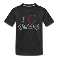 Load image into Gallery viewer, I Love Gingers - Toddler Premium T-Shirt - black