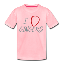 Load image into Gallery viewer, I Love Gingers - Toddler Premium T-Shirt - pink