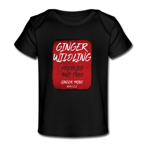 Ginger Wildling - Organic Baby T-Shirt - black