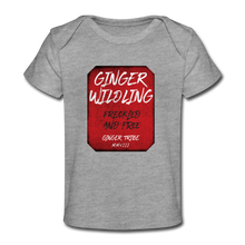 Load image into Gallery viewer, Ginger Wildling - Organic Baby T-Shirt - heather gray