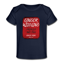 Load image into Gallery viewer, Ginger Wildling - Organic Baby T-Shirt - dark navy