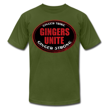 Load image into Gallery viewer, Gingers Unite - Unisex Jersey T-Shirt - olive