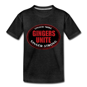 Gingers Unite - Toddler Premium T-Shirt - charcoal gray