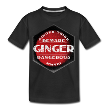 Load image into Gallery viewer, Ginger Dangerous - Red Kids&#39; Premium T-Shirt - black