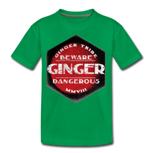 Load image into Gallery viewer, Ginger Dangerous - Red Kids&#39; Premium T-Shirt - kelly green