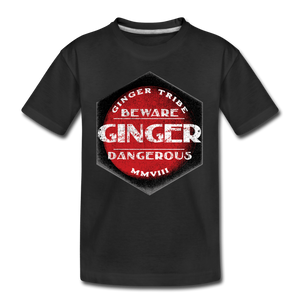 Ginger Dangerous - Toddler Premium T-Shirt - black