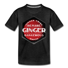 Load image into Gallery viewer, Ginger Dangerous - Toddler Premium T-Shirt - charcoal gray