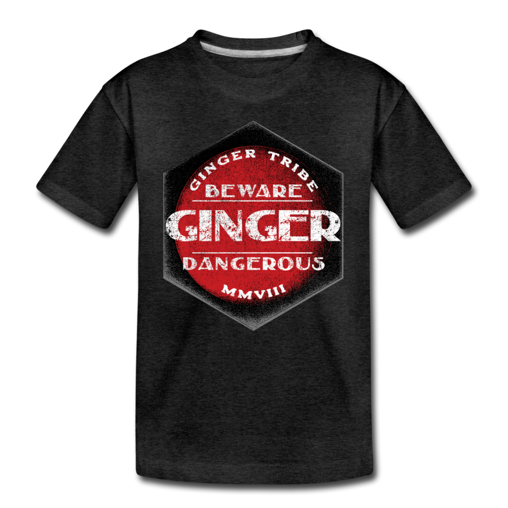 Ginger Dangerous - Toddler Premium T-Shirt - charcoal gray