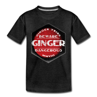 Ginger Dangerous - Toddler Premium T-Shirt - charcoal gray
