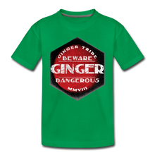 Load image into Gallery viewer, Ginger Dangerous - Toddler Premium T-Shirt - kelly green