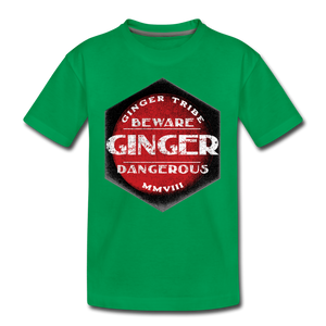 Ginger Dangerous - Toddler Premium T-Shirt - kelly green