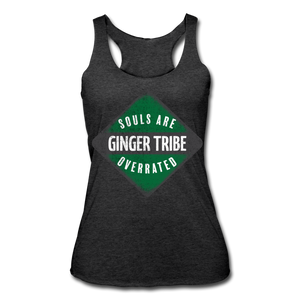 Souls Are Overrated - Green - Women’s Tri-Blend Racerback Tank - heather black