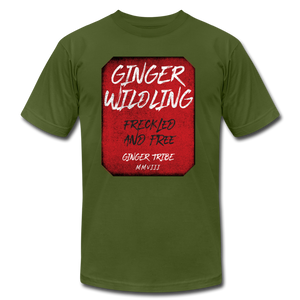 Ginger Wildling - Unisex Jersey T-Shirt - olive