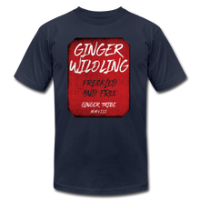 Load image into Gallery viewer, Ginger Wildling - Unisex Jersey T-Shirt - navy