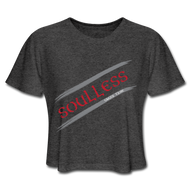 Soulless - Women's Cropped T-Shirt - deep heather