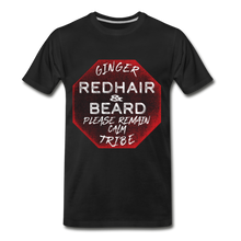 Load image into Gallery viewer, Red Hair and Beard - Premium T-Shirt - black
