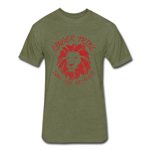 Ginger Tribe - Fitted Cotton/Poly T-Shirt - heather military green