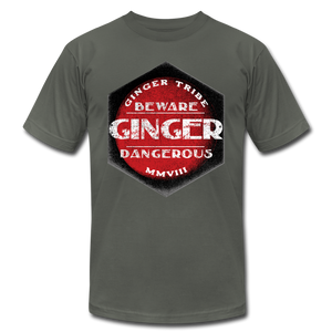 Ginger Dangerous - Red - Unisex Jersey T-Shirt - asphalt