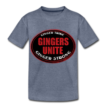 Load image into Gallery viewer, Ginger Unite - Kids&#39; Premium T-Shirt - heather blue