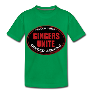 Ginger Unite - Kids' Premium T-Shirt - kelly green