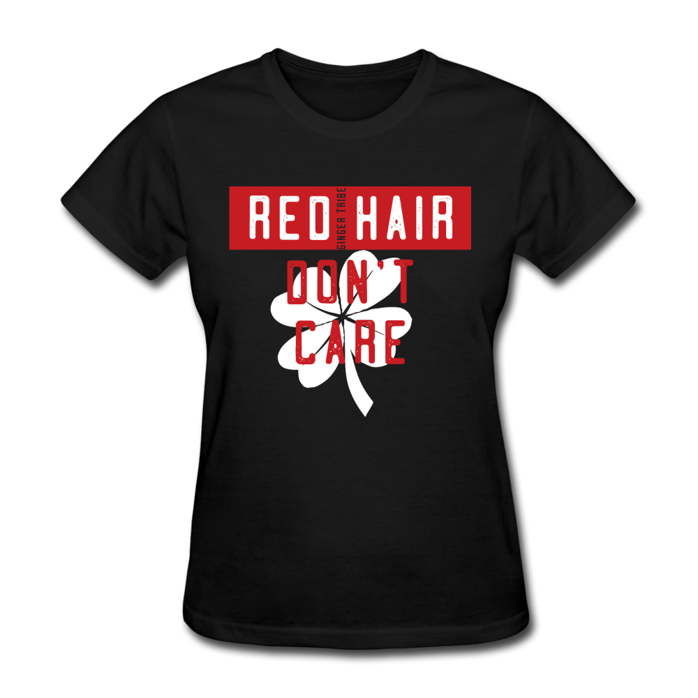 Redhair Don't Care - Women's T-Shirt - black