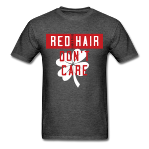 Redhair Don't Care - Unisex Classic T-Shirt - heather black
