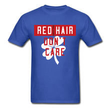 Load image into Gallery viewer, Redhair Don&#39;t Care - Unisex Classic T-Shirt - royal blue