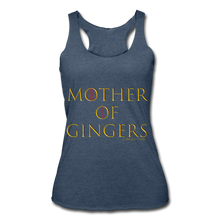 Load image into Gallery viewer, Mother of Gingers - Women’s Racerback Tank - heather navy