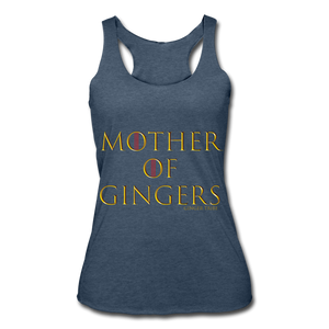 Mother of Gingers - Women’s Racerback Tank - heather navy