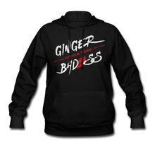 Load image into Gallery viewer, Ginger Bad*ss - Women&#39;s Hoodie - black