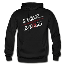 Load image into Gallery viewer, Ginger Bad*ss - Whiskey - Gildan Heavy Blend Adult Hoodie - black