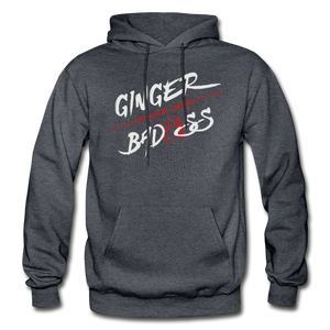 Ginger Bad*ss - Whiskey - Gildan Heavy Blend Adult Hoodie - charcoal gray