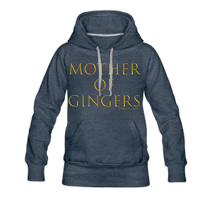 Mother of Gingers - Women’s Premium Hoodie - heather denim