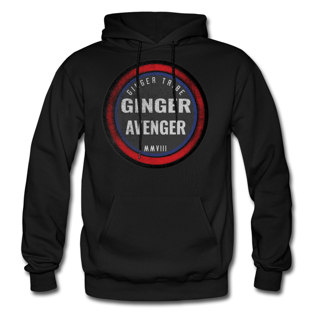 Ginger Avenger - Gildan Heavy Blend Adult Hoodie - black