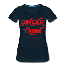 Load image into Gallery viewer, Ginger Tribe - Women’s Premium T-Shirt - deep navy