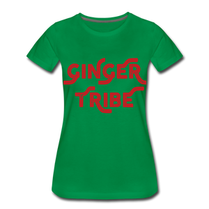 Ginger Tribe - Women’s Premium T-Shirt - kelly green