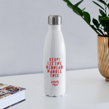 Load image into Gallery viewer, Let the Redhead Handle This - Insulated Stainless Steel Water Bottle - white