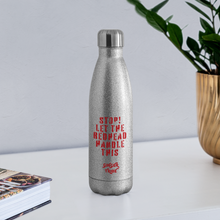 Load image into Gallery viewer, Let the Redhead Handle This - Insulated Stainless Steel Water Bottle - silver glitter