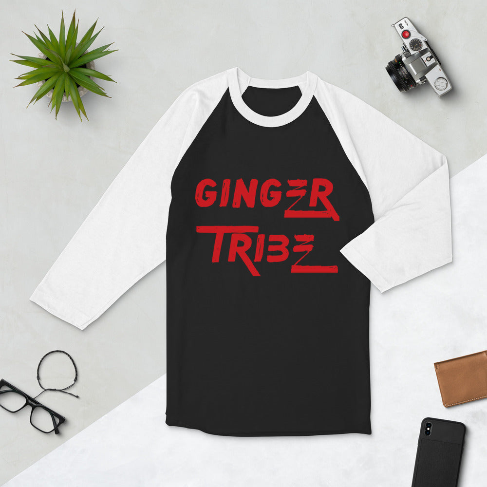 Ginger Tribe Limited Edition -3/4 sleeve raglan shirt