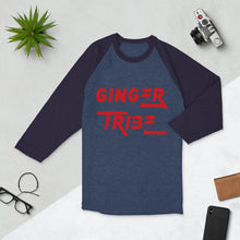 Load image into Gallery viewer, Ginger Tribe Limited Edition -3/4 sleeve raglan shirt