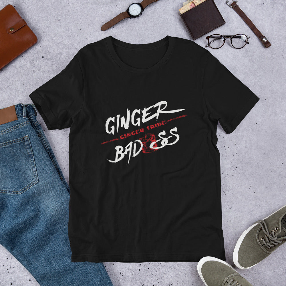 Ginger Bad*ss Whiskey - Short-Sleeve Unisex T-Shirt